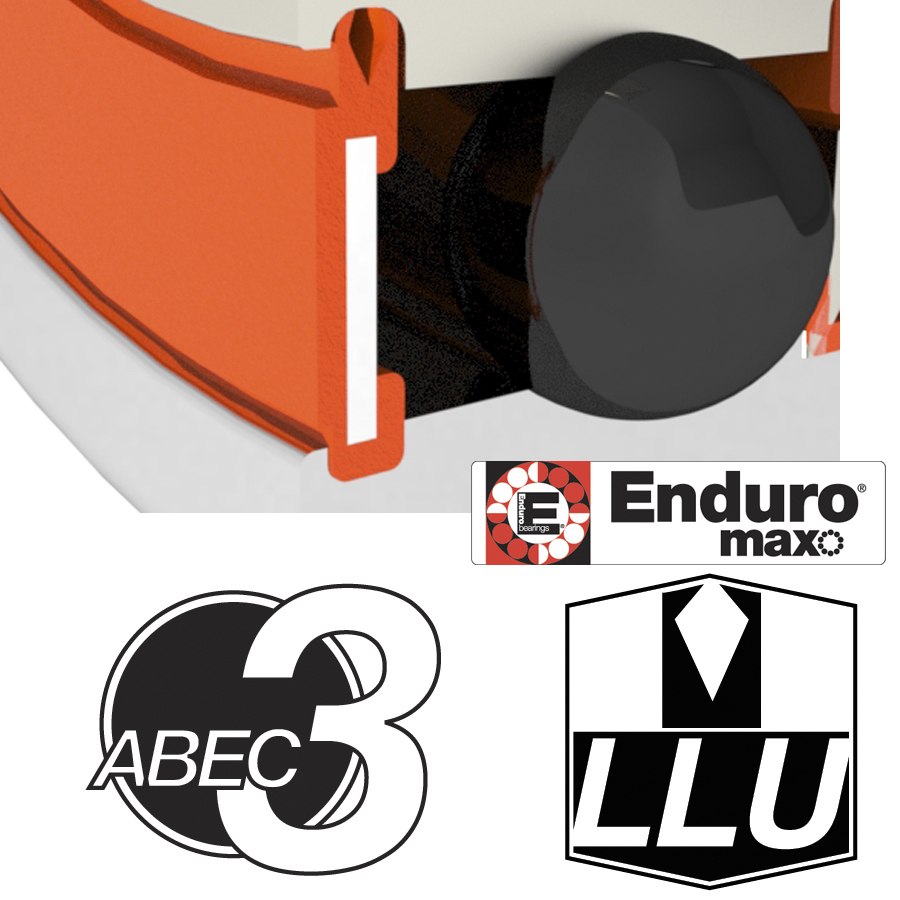 ABEC 3 MAX Enduro Bearing 6902 LLU 