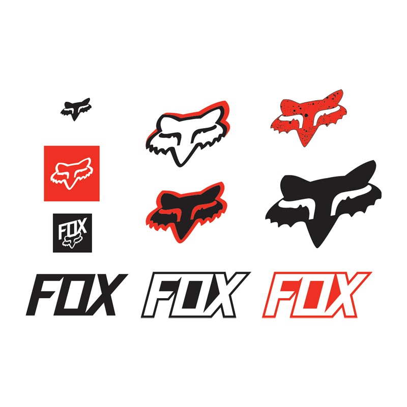 Fox Track Sticker Pack