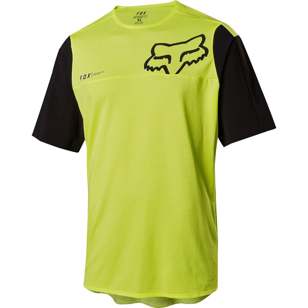 Details about   Fox Racing Attack Pro s/s Jersey Yellow/Black 