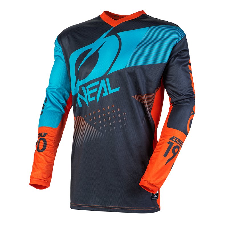 2019 O'Neal Element Racewear teal Jersey Trikot mx motocross mtb DH Enduro BMX 