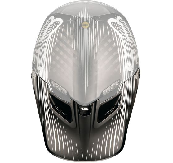 Fox V4 Helmet Visor Carbon SPOKE