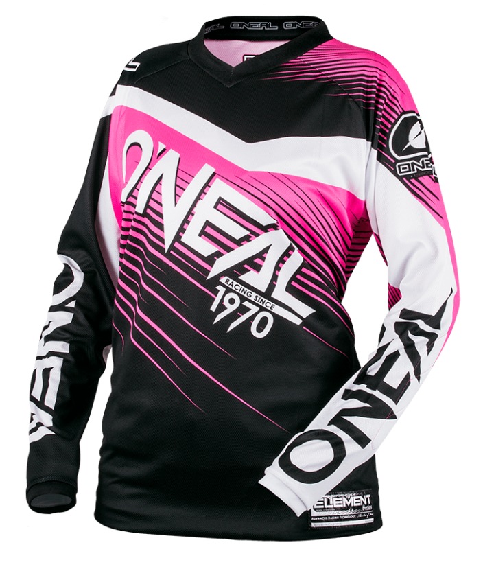 Element Jersey racewear Black Yellow 0008 18 o /'neal