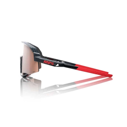 100% Slendale Gloss Carbon Fiber - Hiper Crimson - Silver Lens