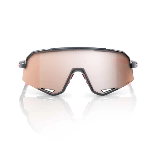 100% Slendale Gloss Carbon Fiber - Hiper Crimson - Silver Lens