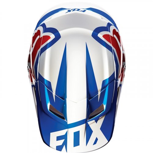 Fox V1 Race 16 Helmet (blue)