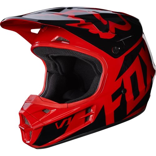 Fox V1 Race MX17 Helmet (red)