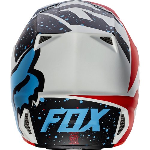 Fox V2 Nirv MX17 Helmet (red/white)