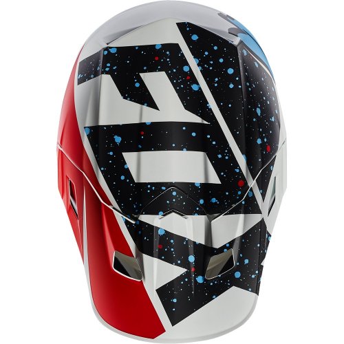 Fox V2 Nirv MX17 Helmet (red/white)