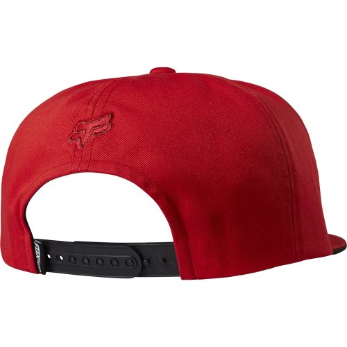 Fox Ambush Snapback Hat (flame red)