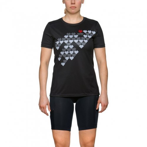 Gore Element Lady Digi Heart Shirt (black)