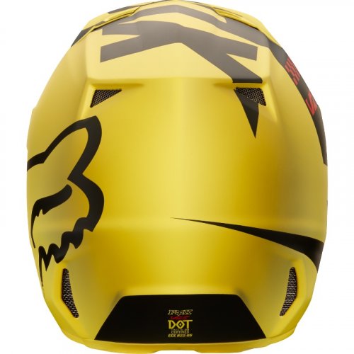 Fox V1 Mastar MX18 Helmet (yellow)