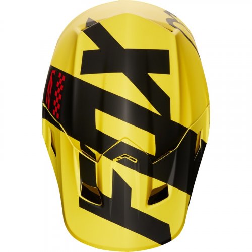 Fox V1 Mastar MX18 Helmet (yellow)