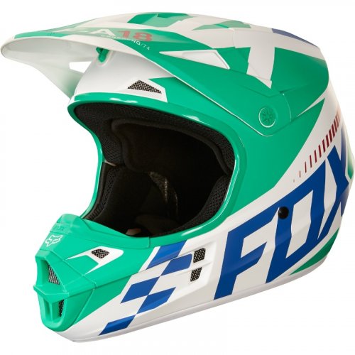 Fox V1 Sayak MX18 Helmet (green)