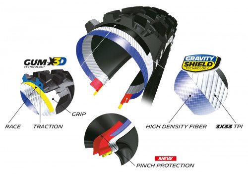 Michelin Wild Enduro Rear Gum-X3D TS TLR Competition Line