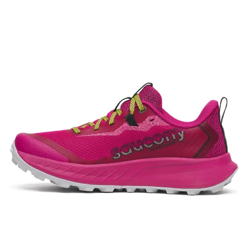 Saucony Peregrine 15 Womens Magenta/Black