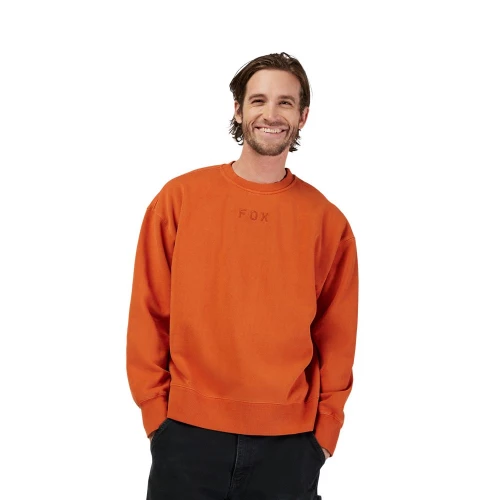 Fox Wordmark Oversized Crew Pullover