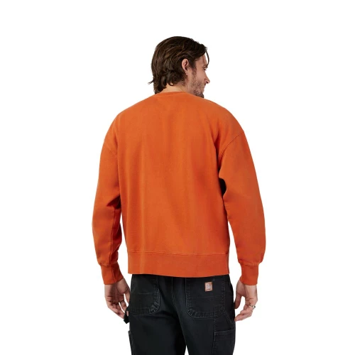 Fox Wordmark Oversized Crew Pullover