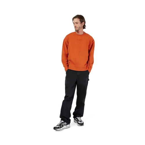 Fox Wordmark Oversized Crew Pullover