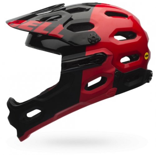 Bell Super 2R MIPS (red/black)