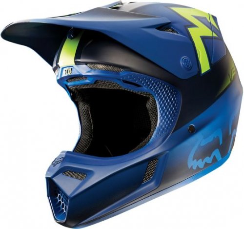 Кроссовый шлем Fox Racing v3 черный