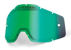 100% Vented Dual Lens Green Mirror