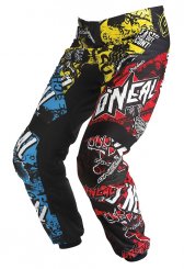 ONeal Element Kinder Jersey WILD Schwarz Weiß MotoCross MountainBike Jugend Kids 