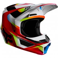 FOX MX19 Youth V1 Helmet Visor Helm Ersatzschirm MOTIF 2019 rot weiß Motocross E