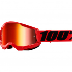 100% Strata 2 Red Mirror
