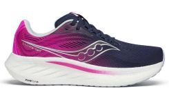 Saucony Ride 18 Womens Navy/Fuchsia